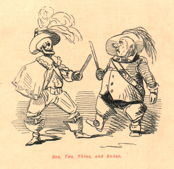 'One, Two, Three, and Under', 1897.  Creator: John Leech.
