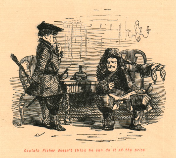 'Captain Fisher doesn't think he can do it at the price', 1897.  Creator: John Leech.