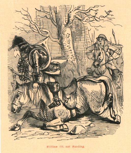 'William III. out Hunting', 1897.  Creator: John Leech.