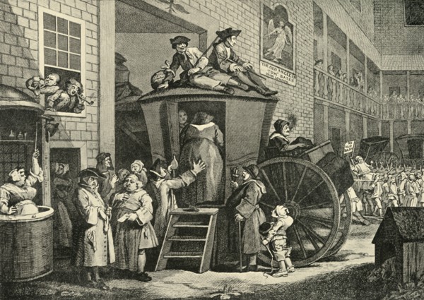 'A Country Inn Yard', 1747, (1925). Creator: William Hogarth.