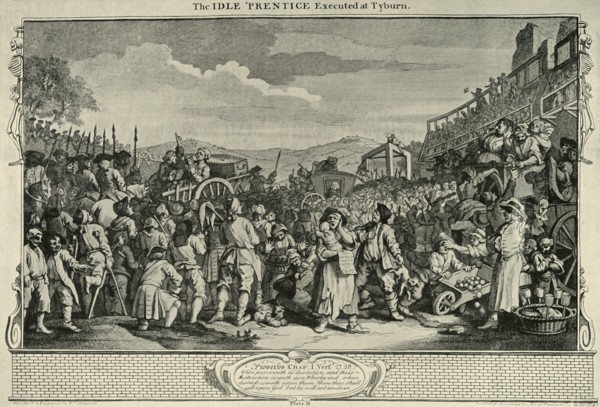 'On The Road To Tyburn', 1747, (1925). Creator: William Hogarth.