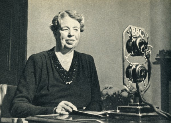 'Mrs. Roosevelt came to see for herself the women of Britain at war', 1942. Creator: Unknown.