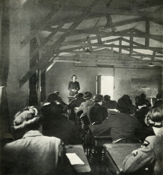 'W.A.A.F. Officer Lectures', c1943. Creator: Cecil Beaton.