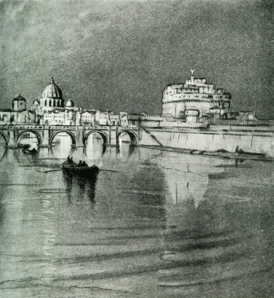 'Rome and the Tiber. A Pageant Set on Seven Hills', 1928. Creator: Donald Maxwell.