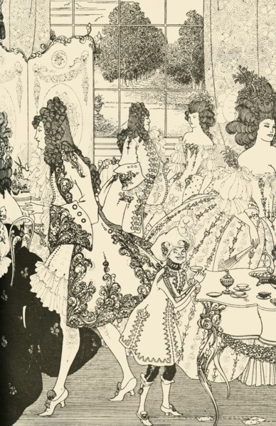 'The Rape of the Lock', 1896, (1928). Creator: Aubrey Beardsley.