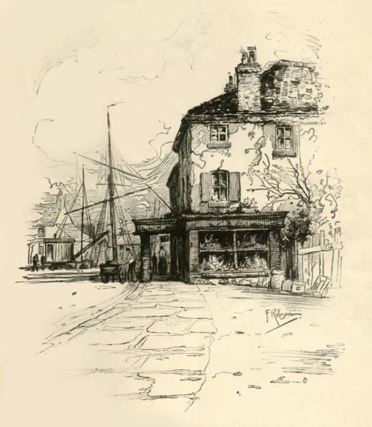 'The Quay, North Shields', 1928. Creator: F Robson.