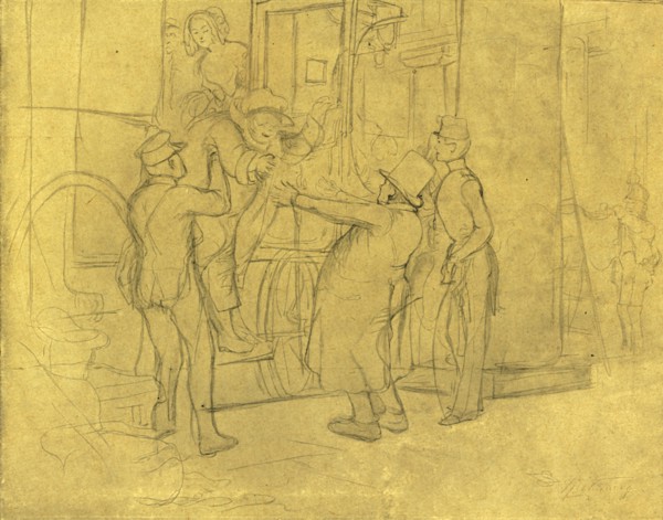 'Willkommen', mid-late 19th century, (c1924). Creator: Carl Spitzweg.