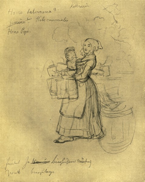 'Die Kellnerin', mid-late 19th century, (c1924).  Creator: Carl Spitzweg.