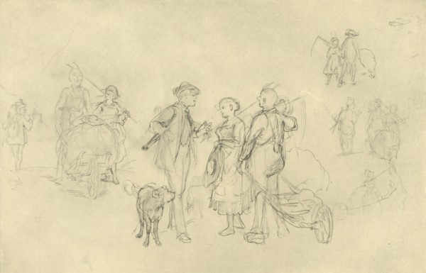 'Verabredetes Rendezvous', mid-late 19th century, (c1924). Creator: Carl Spitzweg.