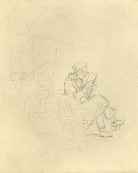 'Der Antiquar', mid-late 19th century, (c1924). Creator: Carl Spitzweg.