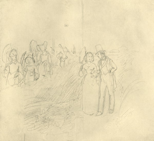 'Institutsspaziergang', mid-late 19th century, (c1924).  Creator: Carl Spitzweg.