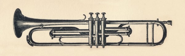 'Chromatic Trumpet', 1895. Creator: Unknown.