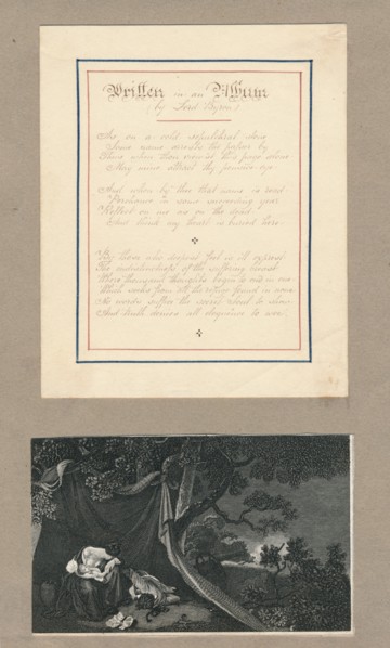 'Lines written in an Album, at Malta', c1812. Creator: Unknown.