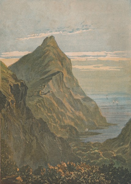 'Hartland Point. Near Clovelly, North Devon', 1864.  Creator: Unknown.