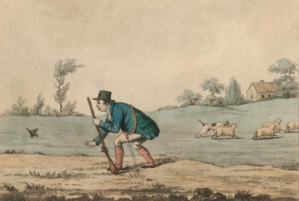 Shooting scene, 1813. Creator: Unknown.