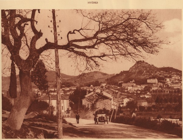 'View taken from Chemin de l'Hermitage, Hyeres', 1930. Creator: Unknown.