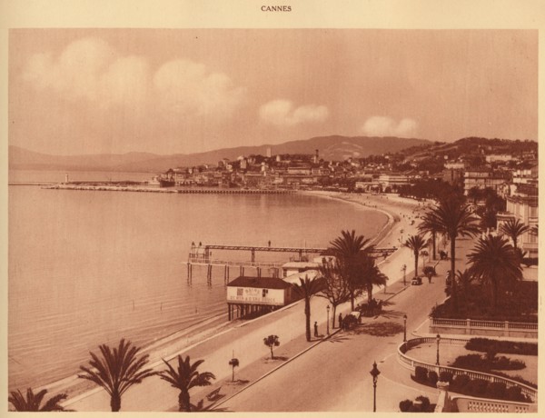 'The Croisette and Mont Chevalier, Cannes', 1930. Creator: Unknown.