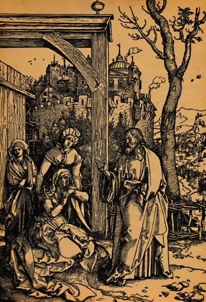 'Christi Abschied von seiner Mutter.', ('Christ Taking Leave of His Mother'), 1504-1505. Creator: Albrecht Durer.