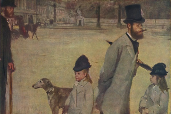 'Le Vicomte Lepic', 1875, (1937). Creator: Edgar Degas.