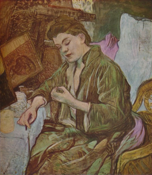 'La Toilette', ('Getting Ready'), 1891, (1937). Creator: Henri de Toulouse-Lautrec.