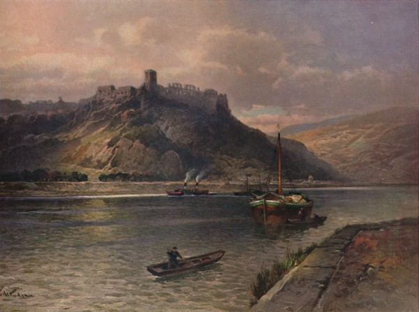 'Ruine Rheinfels', (Rheinfels Castle), 1923. Creator: Nikolai of Astudin.