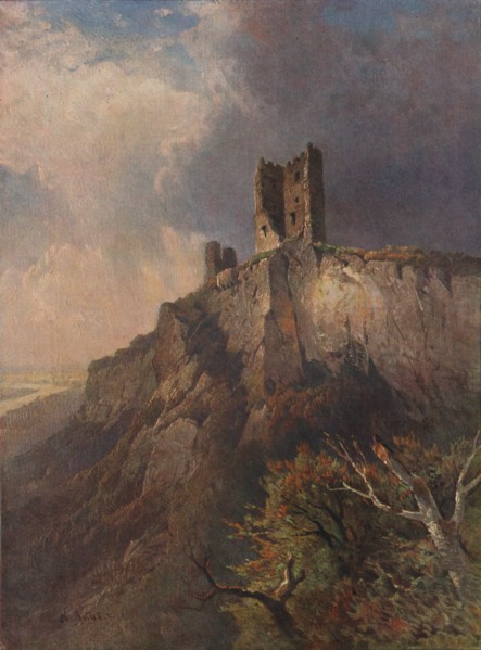 'Der Drachenfels', 1923. Creator: Nikolai of Astudin.