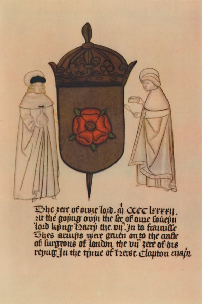 'Saint Cosimo and Saint Damian, Patron Saints of the Barber-Surgeons', 15th century, (1948).  Creator: Unknown.