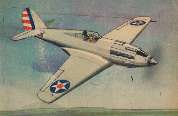 'Curtis X.P.40 Fighter Monoplane', c1944. Creator: Unknown.