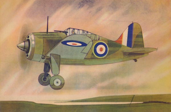 'Brewster "Buffalo" Fighter Monoplane', c1944. Creator: Unknown.