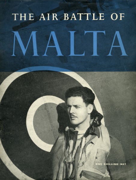 Front cover of "The Air Battle of Malta", 1944. Creator: Unknown.