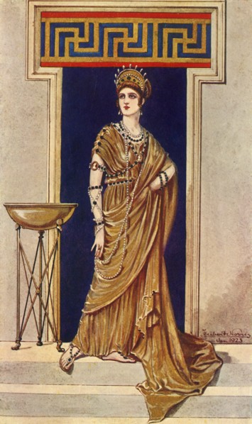 'An Empress of the Second and Third Century, A.D.', 1924. Creator: Herbert Norris.