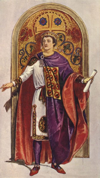 'The Emperor Justinian - Sixth Century, A.D.', 1924. Creator: Herbert Norris.