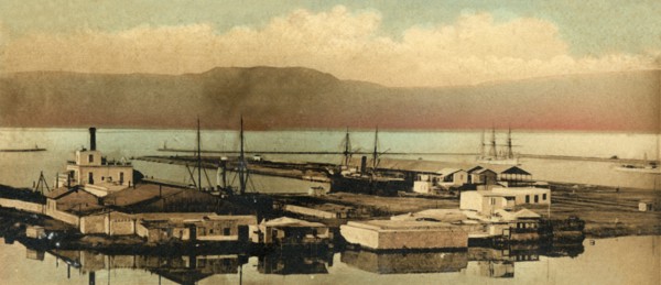 'Suez - The Docks', c1918-c1939. Creator: Unknown.