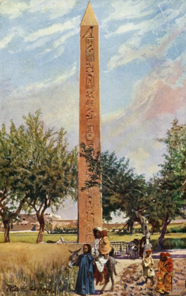 'Cairo: The Obelisk of Eliopolis', c1918-c1939. Creator: Unknown.