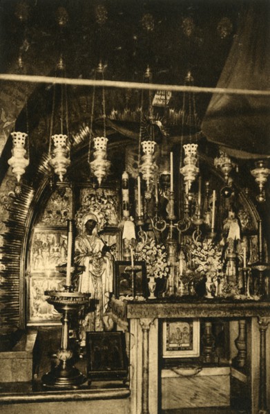 'Jerusalem - Church of the Holy Sepulchre - Calvary', c1918-c1939. Creator: Unknown.