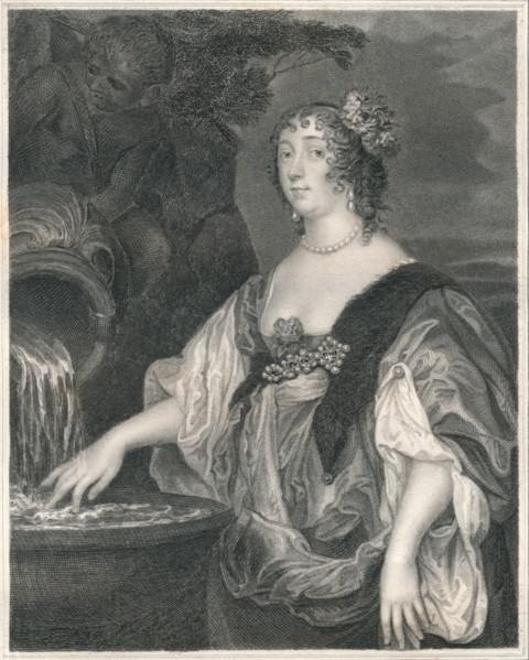 'Lucy Percy, Countess of Carlisle', c1635-1637, (early-mid 19th century).  Creator: Henry Thomas Ryall.