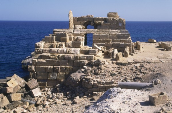 Lighthouse, Leptis Magna, Libya.