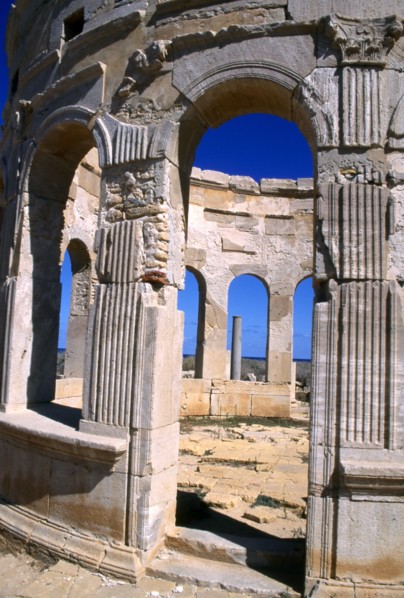 The Market, Leptis Magna, Libya, c3rd century AD.