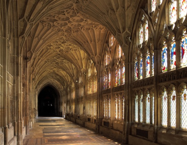Cloisters of Gloucester Cathedral, late 14th century