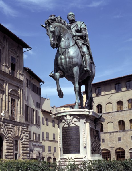 Statue of Cosimo de Medici, Piazza della Signoria, Florence, Italy
