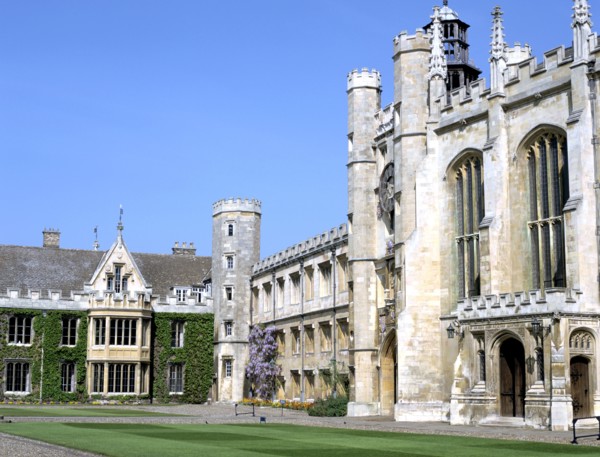 Inside the Great Court, Trinity College, Cambridge, Cambridgeshire
