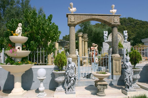 Ornamental Statues, Kefalonia, Greece