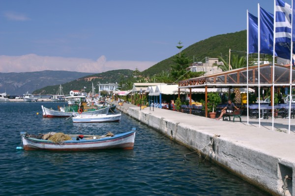 Waterfront at Sami, Kefalonia, Greece