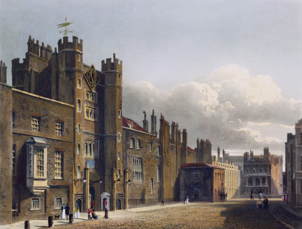 St James's Palace, London, 1819. Artist: Richard Reeve