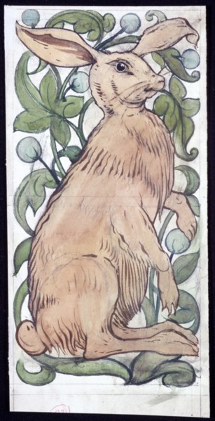 'Hare', c1859-1917. Artist: William de Morgan
