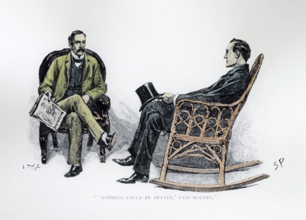 ''Nothing could be Better'' said Holmes', 1893. Artist: Sidney E Paget