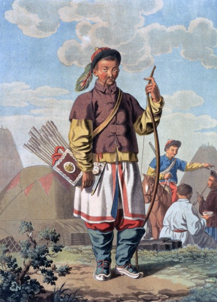 'A Chinese Officer', 19th century. Artist: E Karnejeff