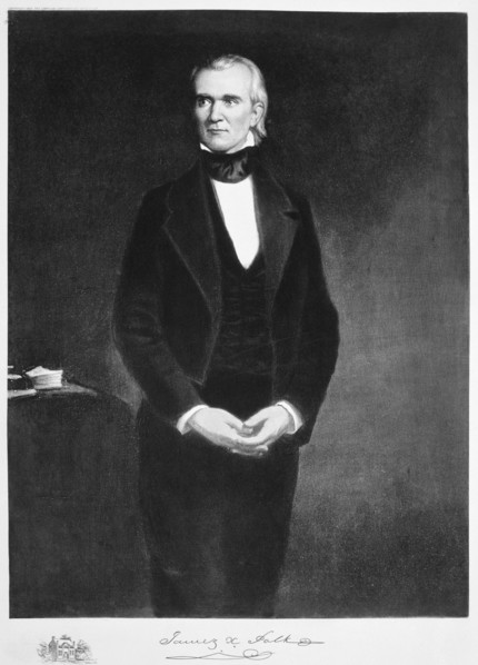 James K Polk, 11th President of the United States of America, (1901). Artist: Unknown