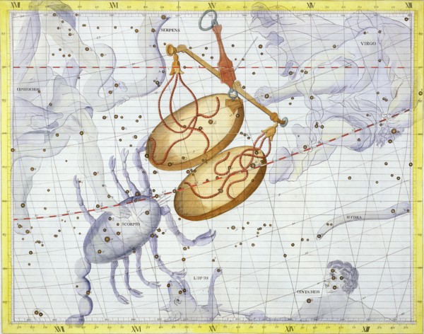 Constellation of Libra, 1729. Artist: Unknown