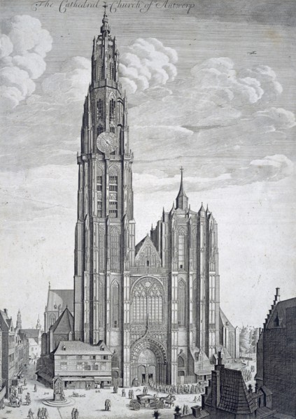Antwerp Cathedral, Belgium, 17th century. Artist: Unknown